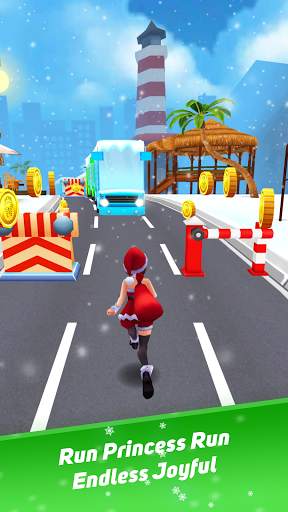 Subway Santa Princess Surf screenshot 2