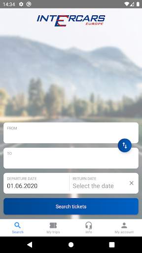 Intercars - bus tickets screenshot 1
