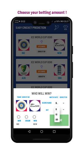 Easy cricket Prediction 2019 screenshot 3
