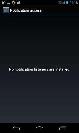 Notification Listener Settings screenshot 2