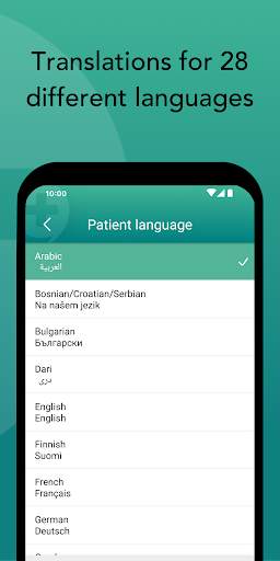 Care to Translate: Digital medical translator screenshot 2