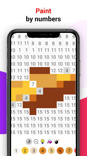 Pixel Art Game: Coloring by numbers screenshot 3