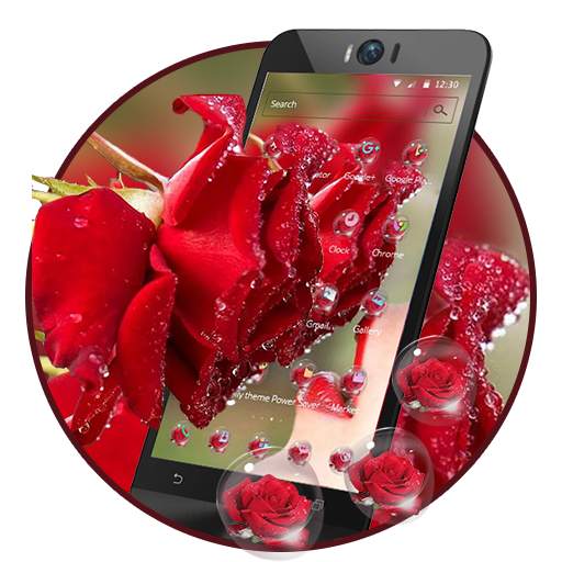 Waterdrop， Flower，Pink Theme & Wallpaper 1.1.4