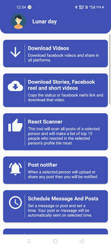 Toolkit - Awesome Tools For Facebook Users screenshot 1
