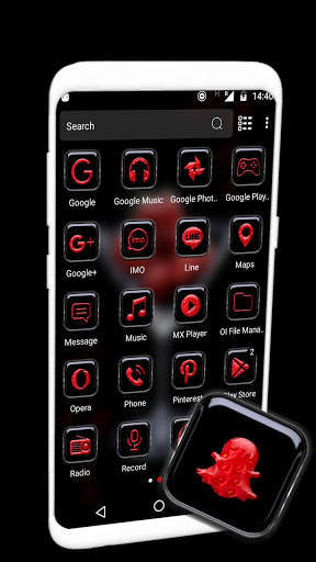 Strawberry Glass Launcher Theme screenshot 2