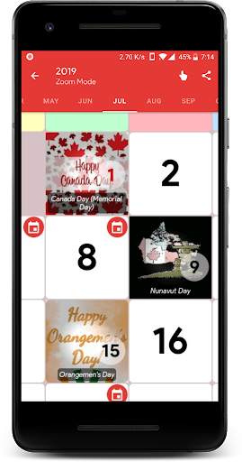 Canada Calendar - Holiday & Note (Calendar 2021) screenshot 2