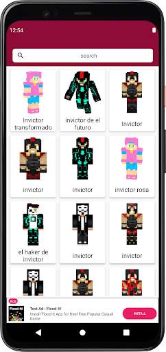 Skin de Invictor Minecraft screenshot 2