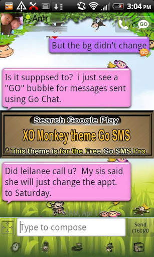 Monkey Theme for GO Launcher screenshot 4