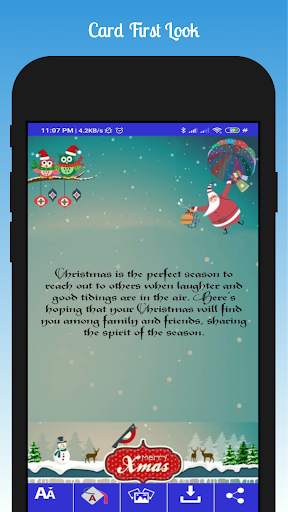 Christmas Greeting Card Maker screenshot 4