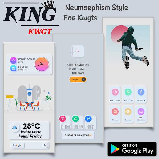 KinG KWGT скриншот 7