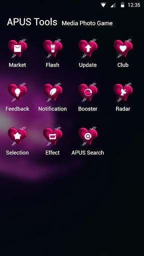 Pink lovely heart wallpaper & theme screenshot 3