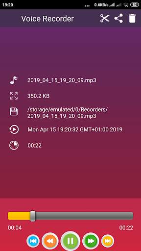 Clean Voice Recorder Pro 2019 screenshot 3