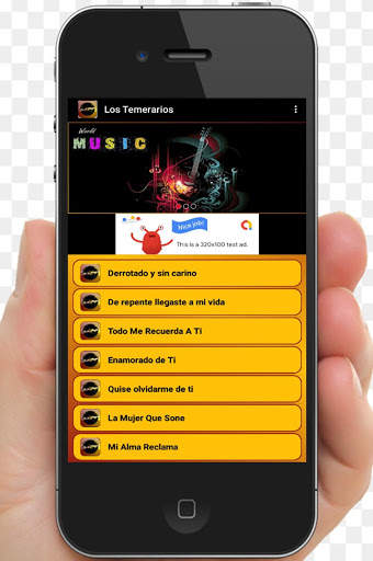 Musica de Los Temerarios Offline screenshot 3