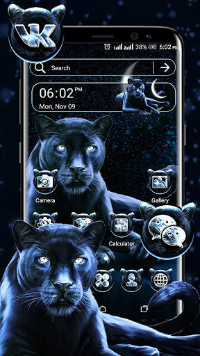 Dark Jaguar Theme Launcher screenshot 1