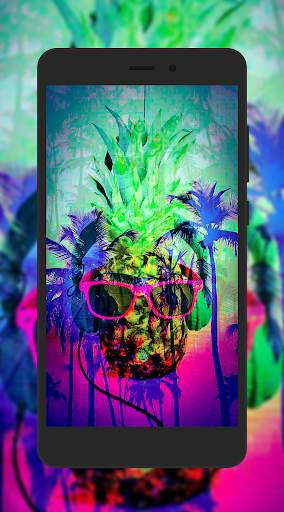 Cute Pineapple Wallpaper screenshot 1