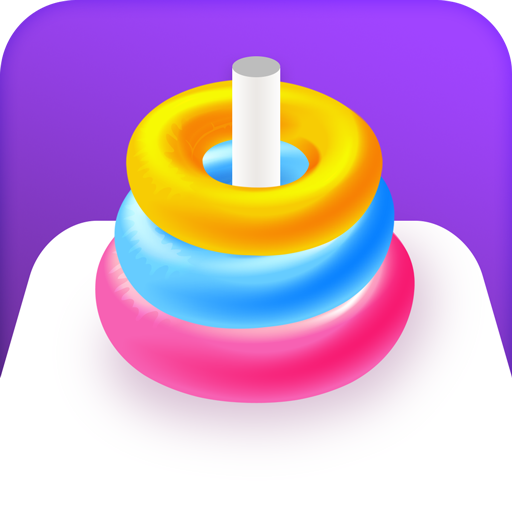 Hoop Stack | 3D Color Hoop icon