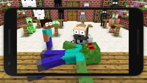 Mod Monster School For Minecraft PE screenshot 1