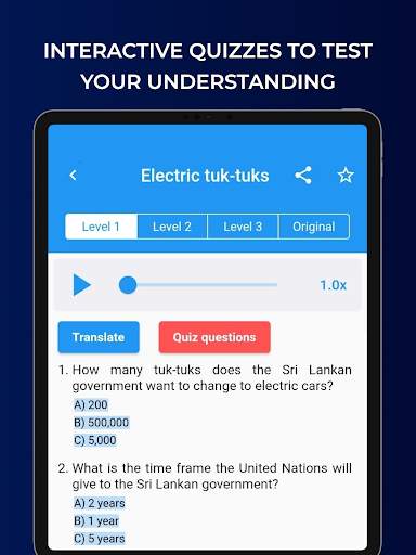 News in Levels: Learn English screenshot 10