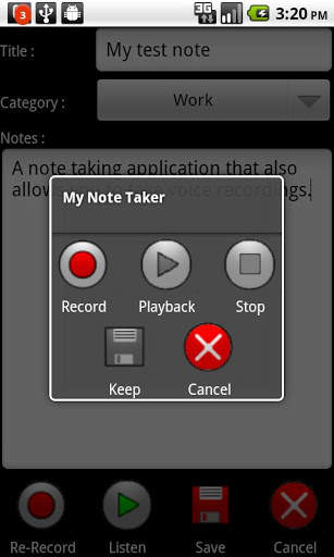 My Note Taker screenshot 2