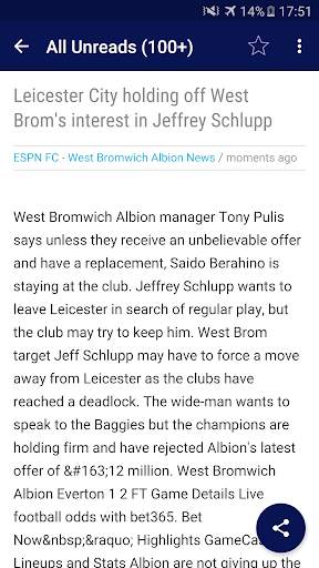 West Brom Football News screenshot 8