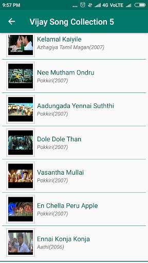 Vijay Hit Video Songs : விஜய் பாடல்கள் screenshot 1