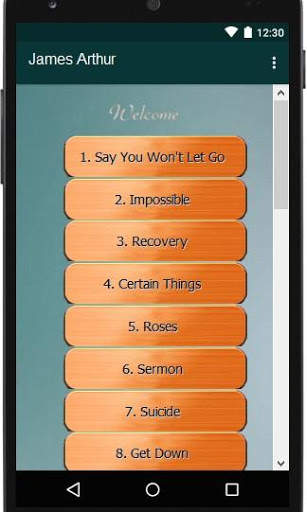 James Arthur Lyrics Music screenshot 1