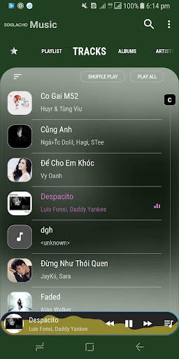 Music player One UI S10 S10  screenshot 5