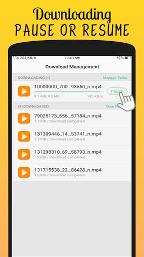 Video Downloader For All-Tube video Downloader HD screenshot 4
