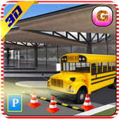 Schoolbus Driver 3D Parking icon