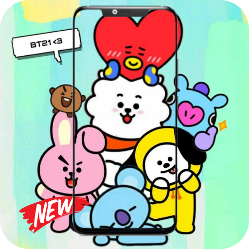 BT21 Wallpaper HD- BTS Backgrounds 🔰🔰🔰 icon