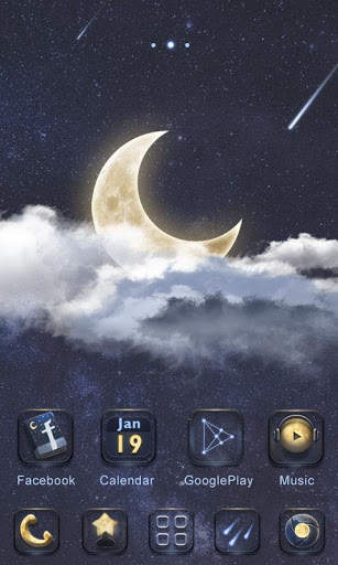 Moon GO Launcher Theme screenshot 2