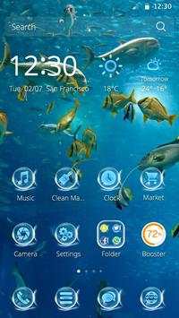 Live Fish Theme screenshot 2