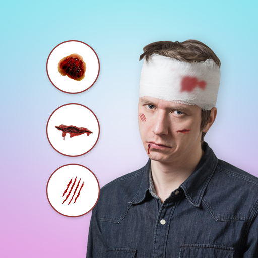 Injury on Face Photo Maker आइकन