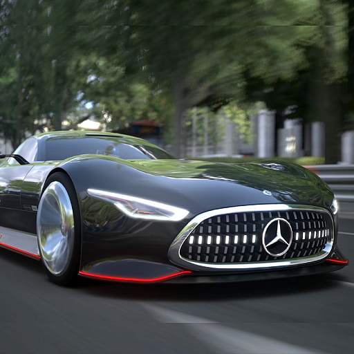 Car Driving: Mercedes Vision 1.2