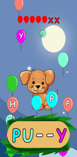 Balloon Pop : Kids Word Game (Animals Version) screenshot 2