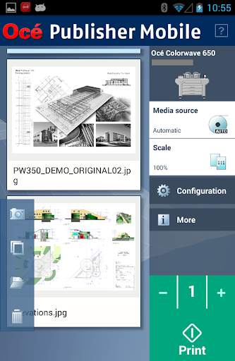 Océ Publisher Mobile screenshot 1