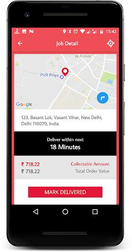 Pizza Hut Rider Tracking App screenshot 6