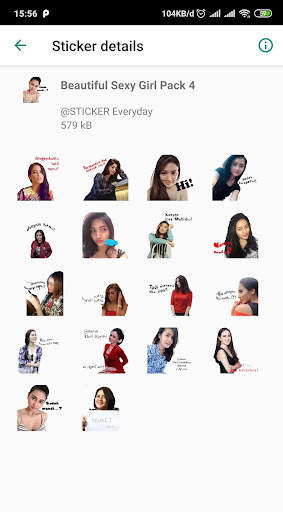 Sexy Girl Stickers screenshot 5