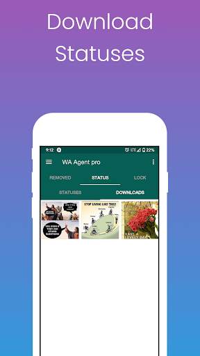 WA Helper : Recover deleted messages & save status screenshot 2