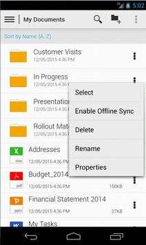 SAP Mobile Documents screenshot 2