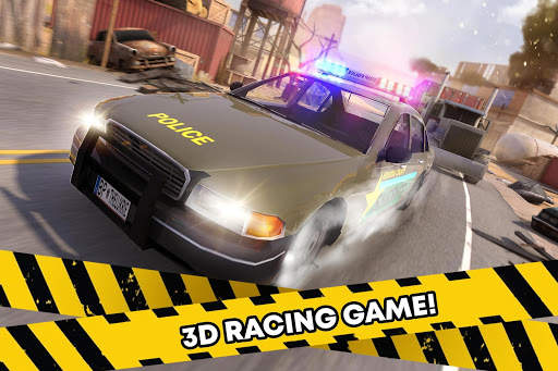 Cop Car Chase 🚨 Police Robber Racing City Crime screenshot 4