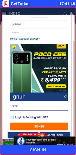 Tatkal Ticket - GetTatkal screenshot 4