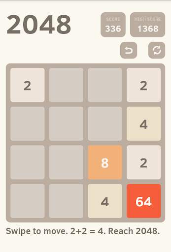 2048 screenshot 2