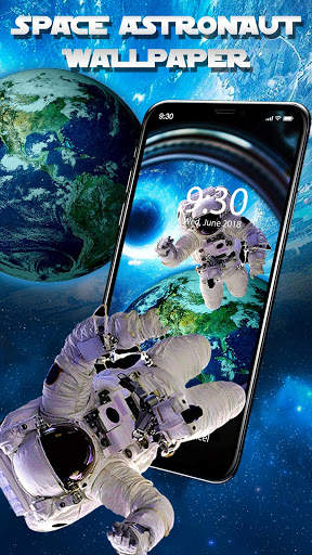 Space Astronaut APUS Live Wallpaper screenshot 4