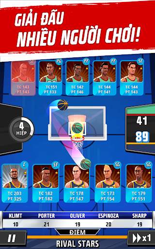 Bóng rổ Rival Stars screenshot 9