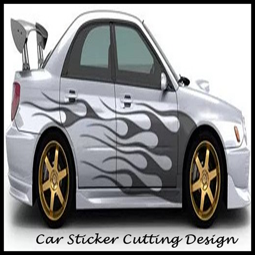 Design Car Sticker Cutting icon