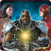 Super Hero Modern Crime battle icon