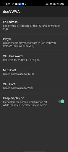 WiFi remote control screenshot 1