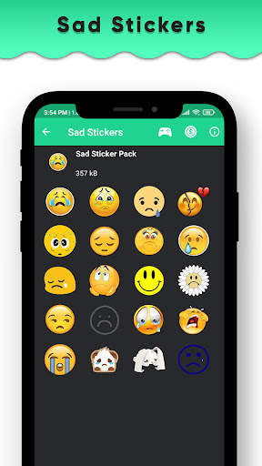 Sad Stickers for Whatsapp - Sorry WAStickerApps screenshot 2