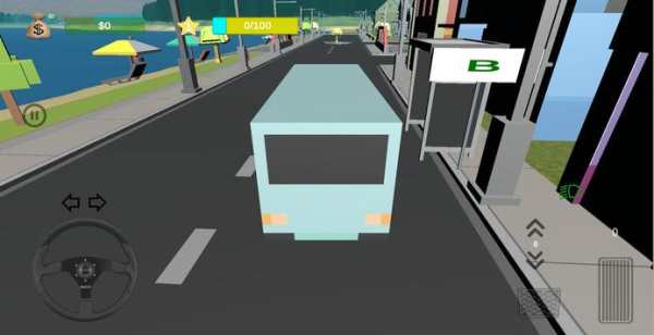 Cartoon Car : Race & Bus Driver Simulator screenshot 5